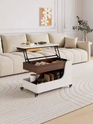 Multifunctional Lift-Top Coffee Table With Storage